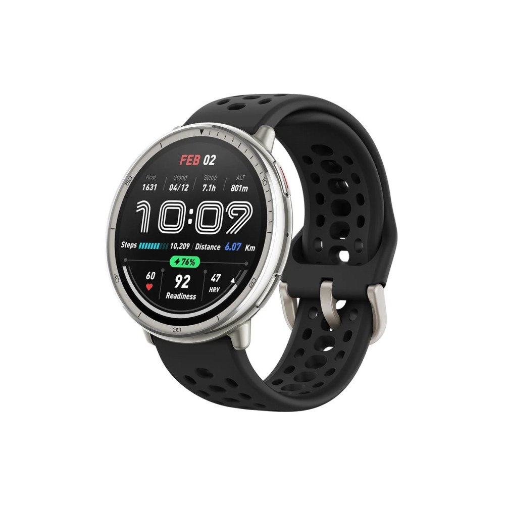 Huami Amazfit Active 2 smart klocka med sportrem - svart - svart