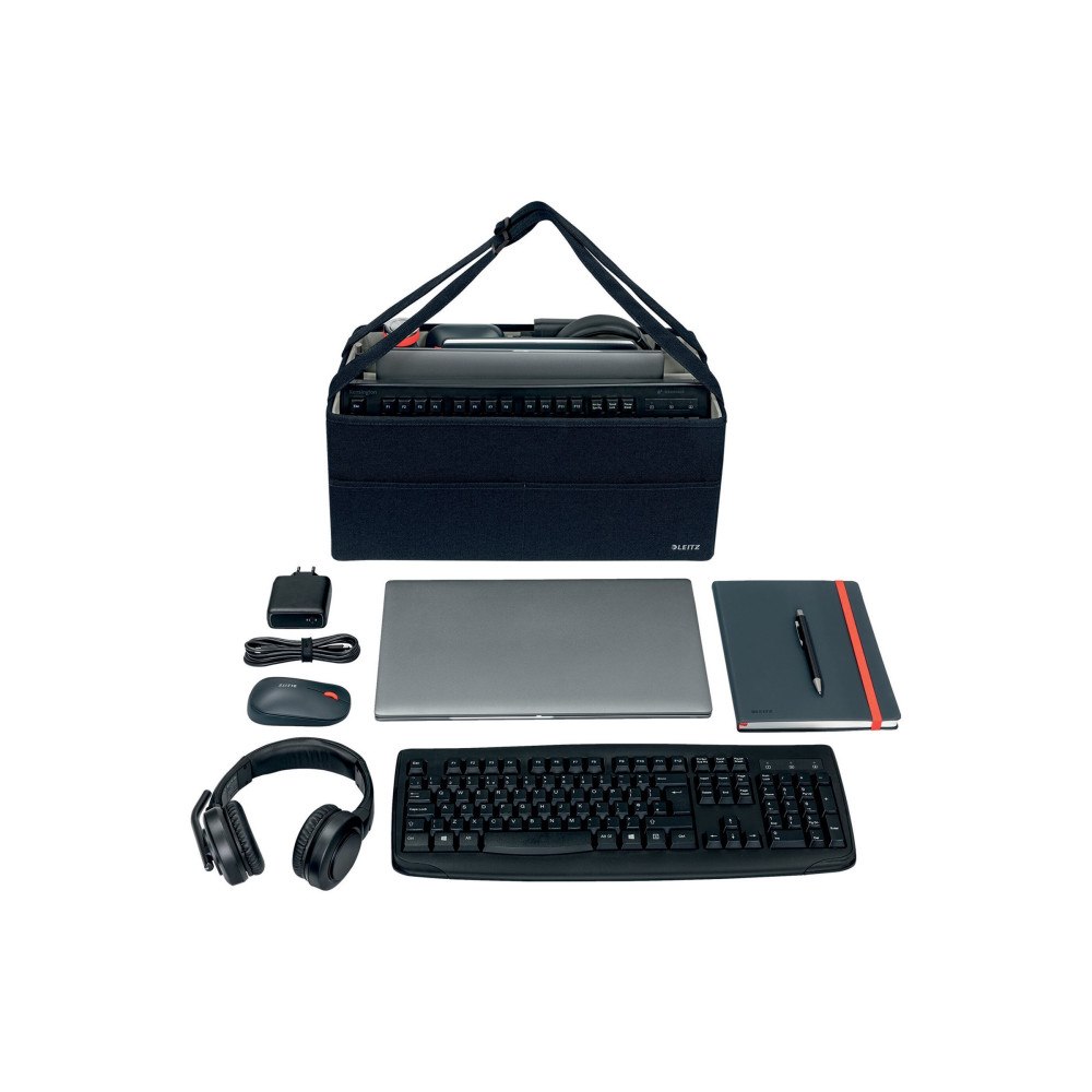 LEITZ Leitz Fabric Storage - förvaringspåse - sammetsgrå