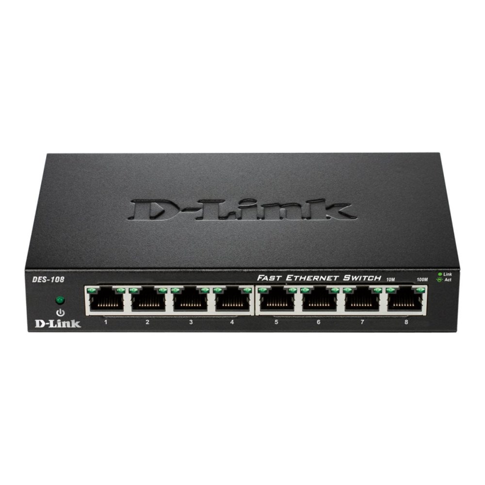 D-Link Systems D-Link DES 108 - switch - 8 portar