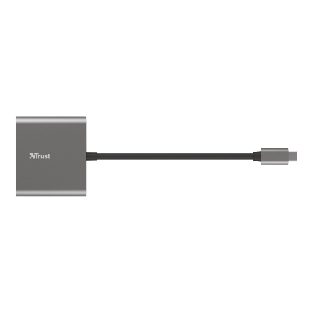 Trust Computer Products Trust Dalyx 3-in-1 Multiport USB-C Adapter - dockningsstation - USB-C 3.2 Gen 1 - HDMI