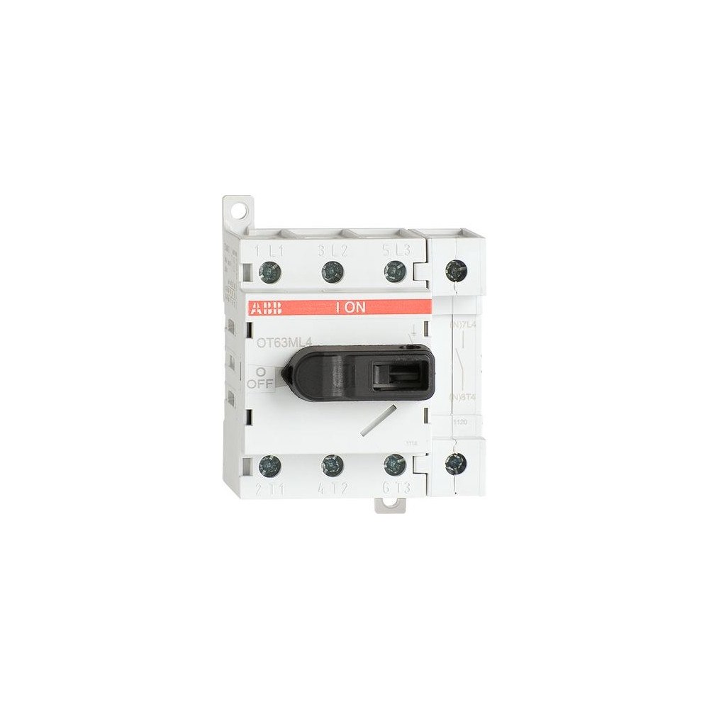 ABB ABB Lastafbryder 63A, 4 polet modulært design til 35 mm din...