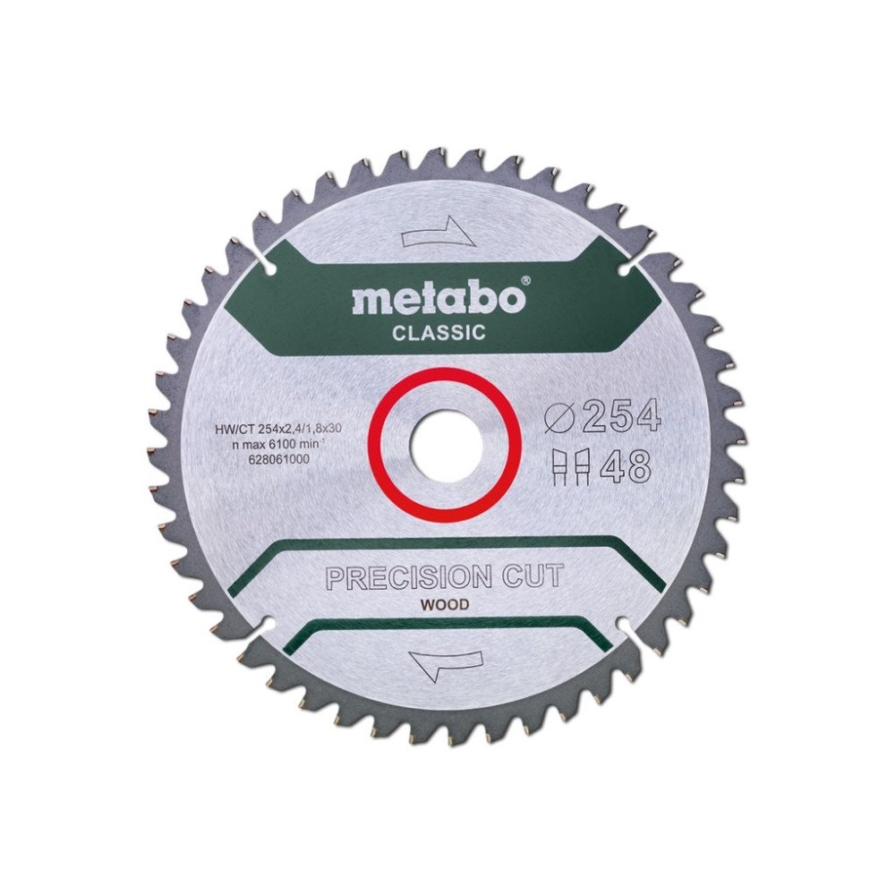 Metabo Metabo Classic Precision Cut Wood - cirkelsågblad - för trä, plywood, mjuka träslag, lövträ, träfanér, MDF-skiva, kompos...