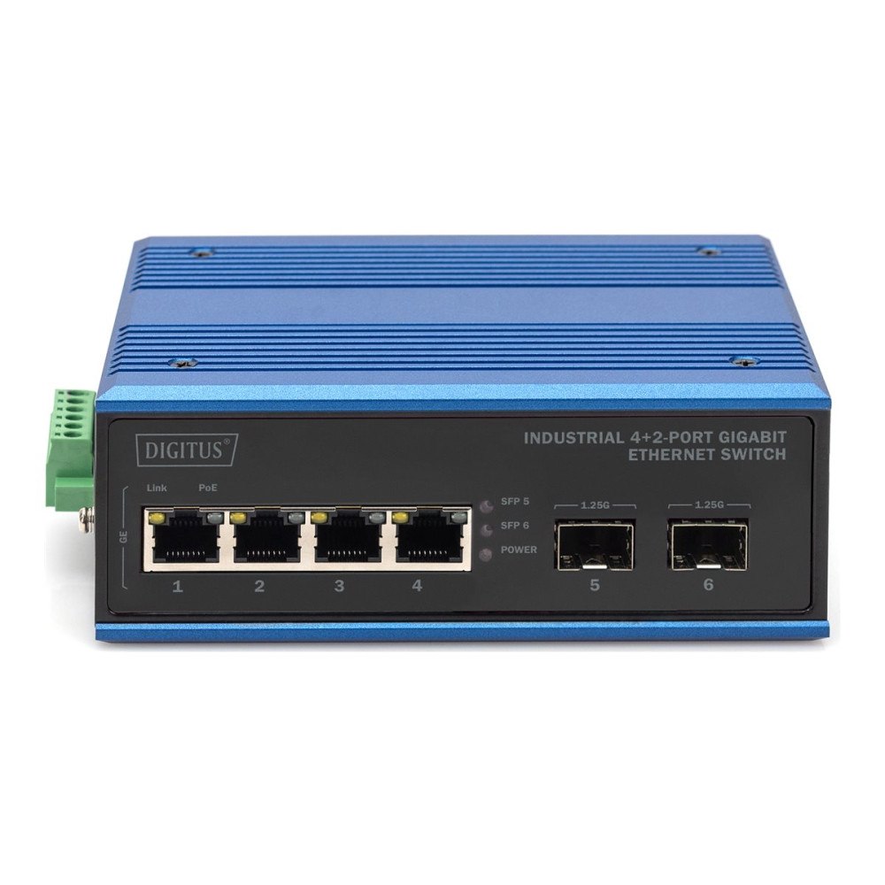 Digitus DIGITUS DN-651148 - switch - industriell - 4 portar