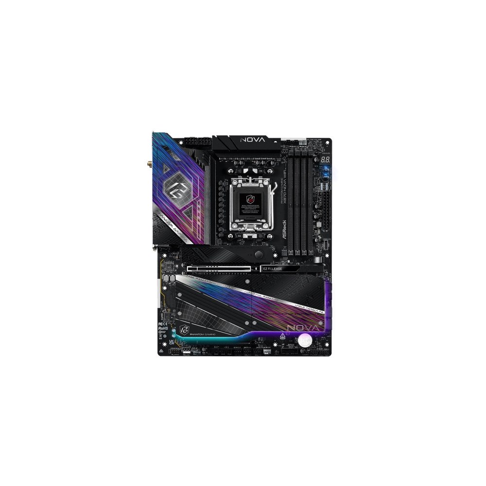 ASRock Asrock X870 NOVA WIFI, AMD, AM5-sockel, AMD Ryzen 7000 Serie...