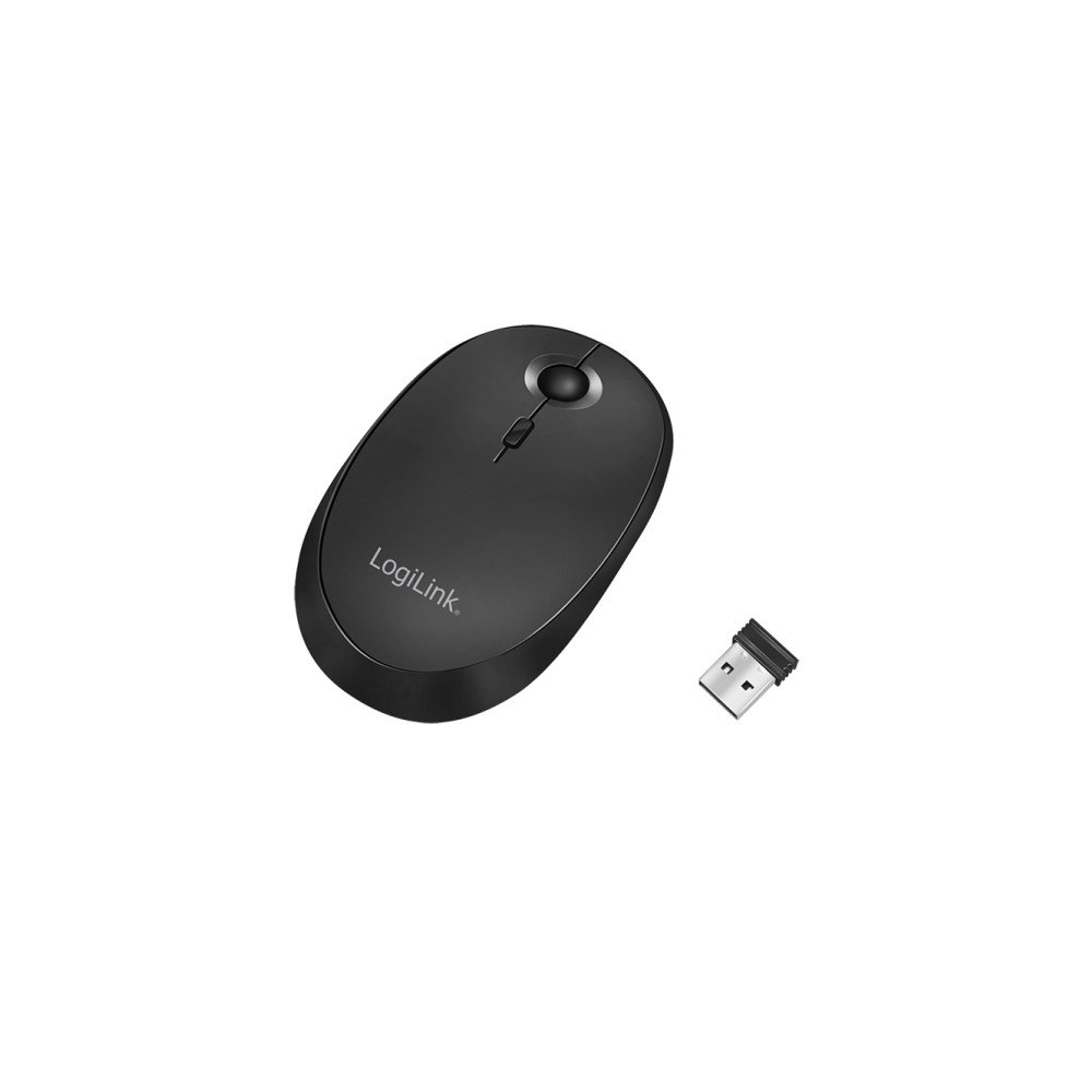 LogiLink LogiLink - mus - 2.4 GHz, Bluetooth 4.0 - svart