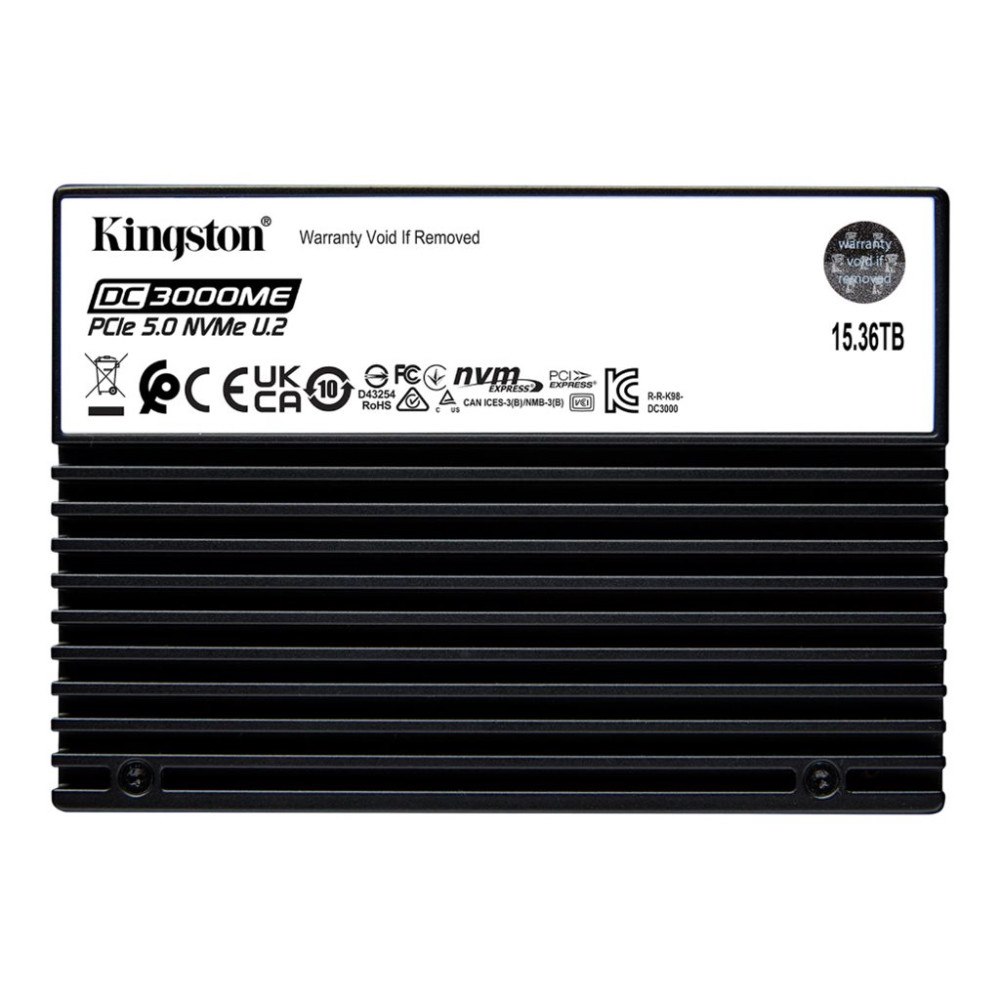Kingston Kingston DC3000ME - SSD - Enterprise - 15.36 TB - U.2 PCIe 5.0 x4 (NVMe)