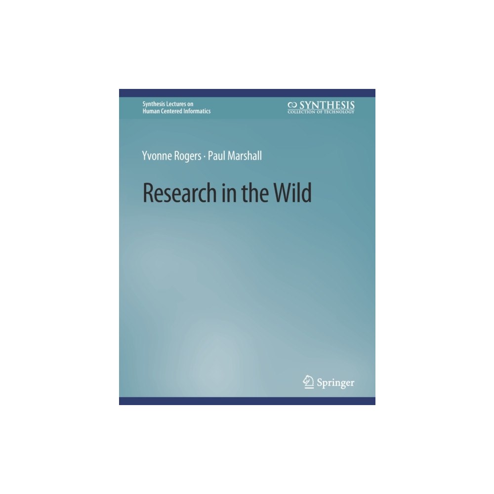 Springer International Publishing AG Research in the Wild (häftad, eng)