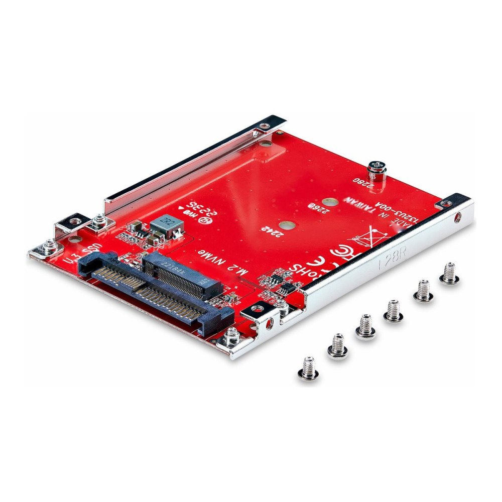 StarTech.com StarTech.com M.2 to U.3 Adapter, For M.2 NVMe SSDs, PCIe M.2 Drive to 2.5inch U.3 (SFF-TA-1001) Host Adapter/Converter,...