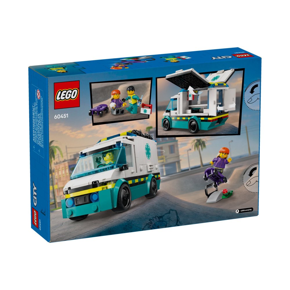 LEGO LEGO City 60451 - Nödsituation Ambulans - byggsats