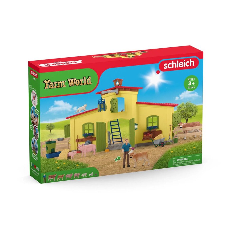Schleich Schleich Farm World - Large Farm with Animals and Accessories