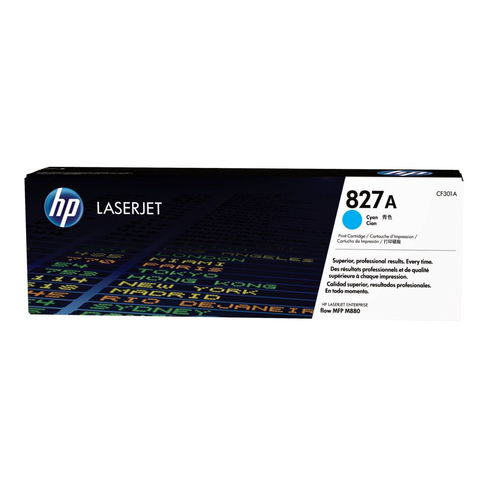 Hewlett-Packard HP 827A - cyan - original - LaserJet - tonerkassett (CF301A)