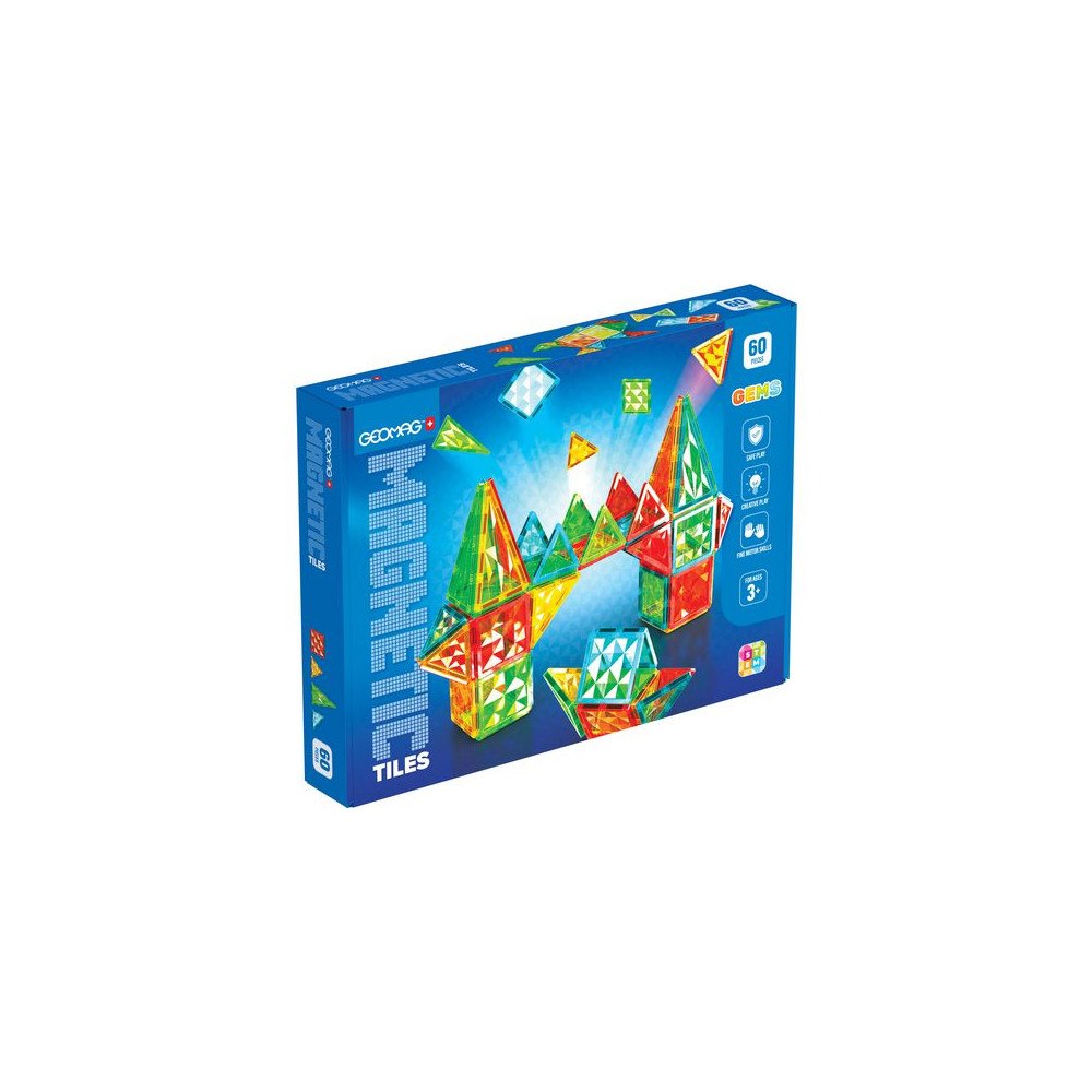 Geomag GEOMAG Ädelstenar 60 delar