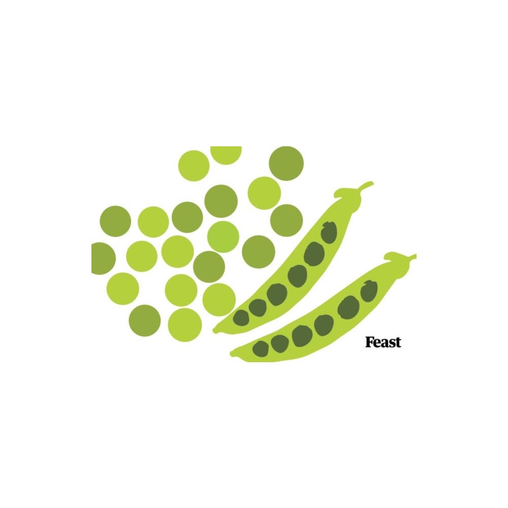 GARDNERS MONWELL 100% Cotton Guardian Tea Towel Peas (häftad, eng)