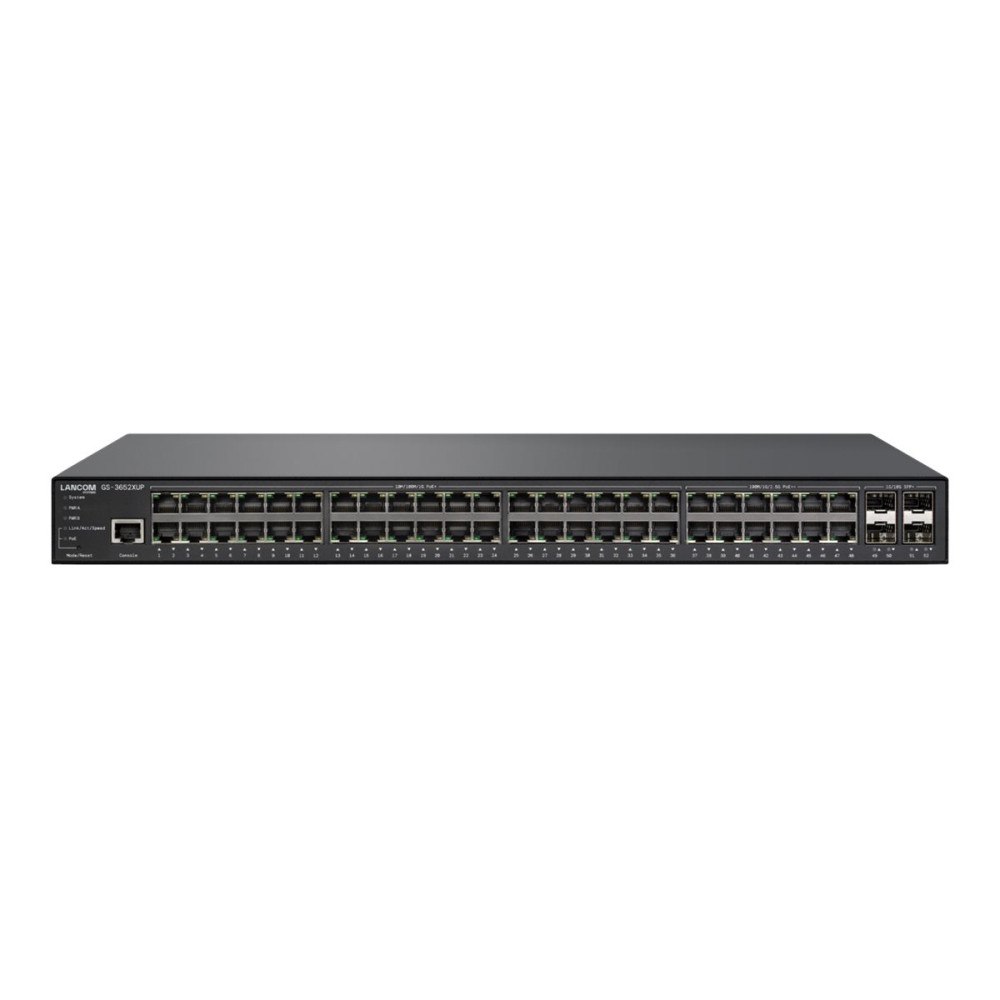 Lancom Systems LANCOM GS-3652XUP - switch - 48 portar - Administrerad - rackmonterbar