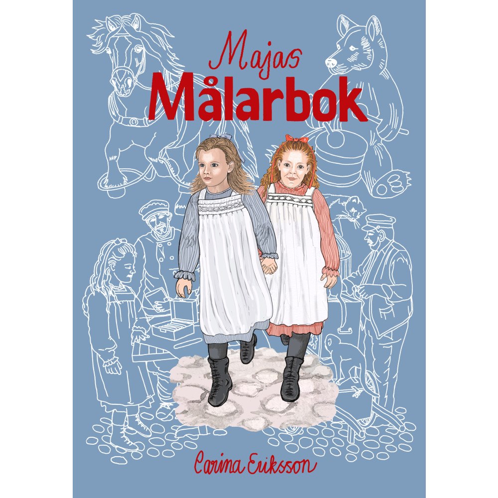Ateljé Carina Majas Målarbok (häftad)