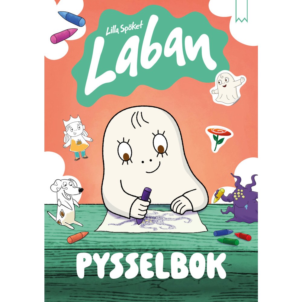 Melina Roy Lilla spöket Laban : pysselbok med klistermärken (häftad)