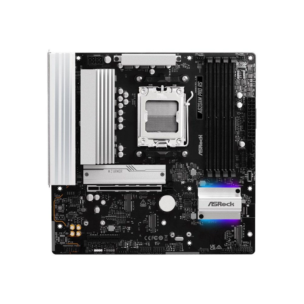 ASRock ASRock A620AM PRO RS - moderkort - micro ATX - Socket AM5 - AMD A620A