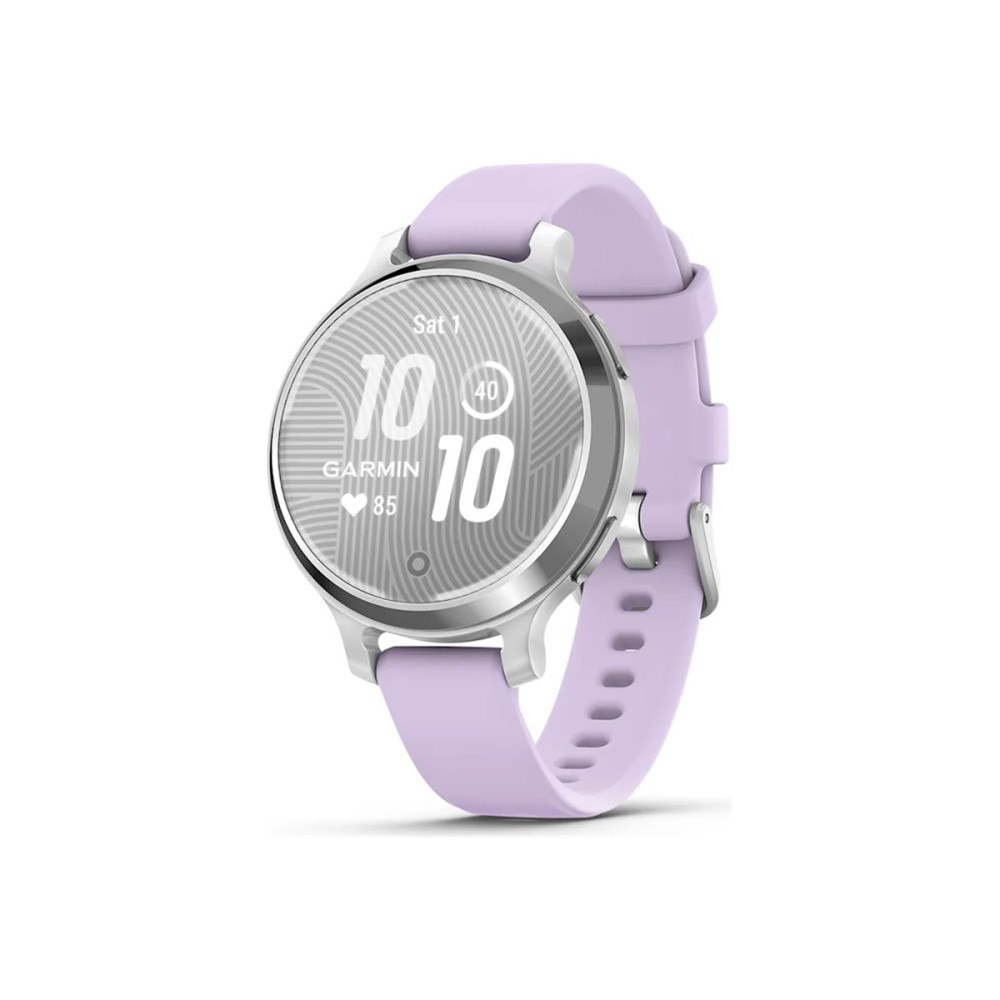 Garmin Garmin Lily 2 Active - silveranodiserad aluminium - smart klocka med band - lila