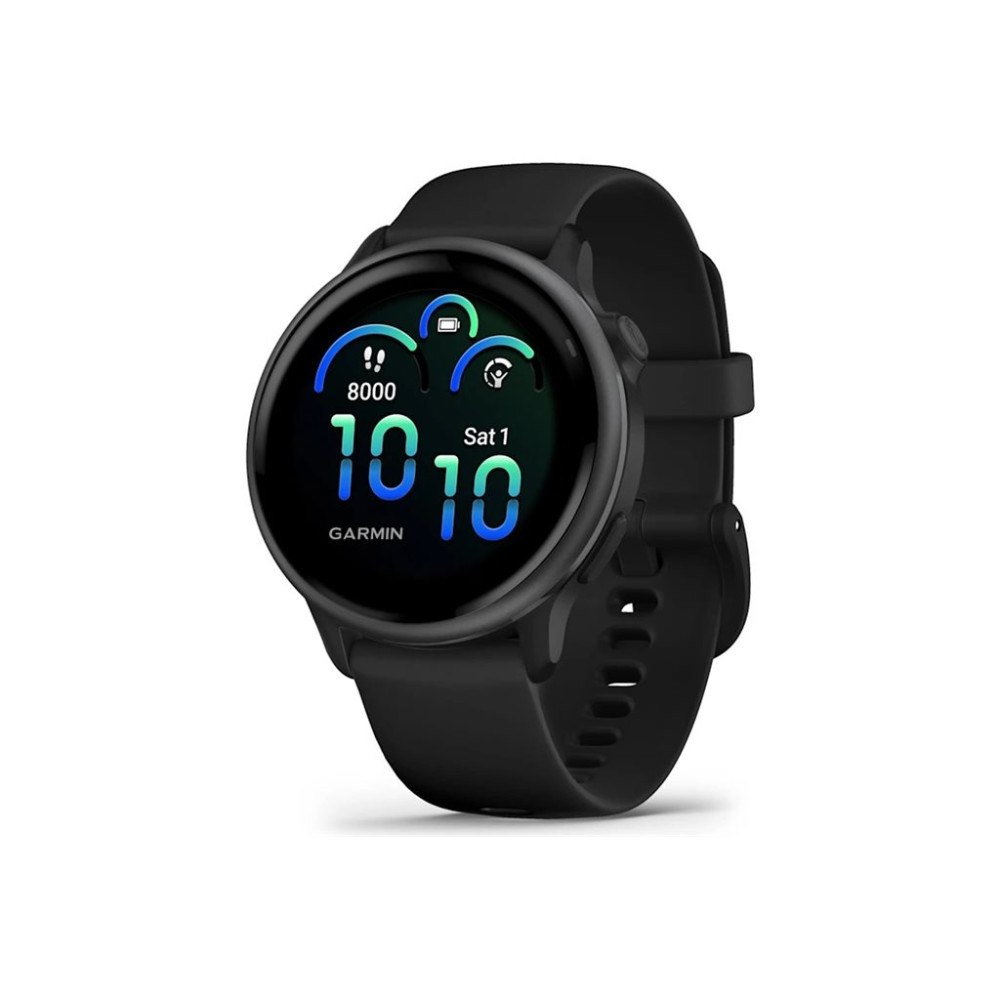 Garmin Garmin vívoactive 6 - skiffer - smart klocka med band - svart - 8 GB