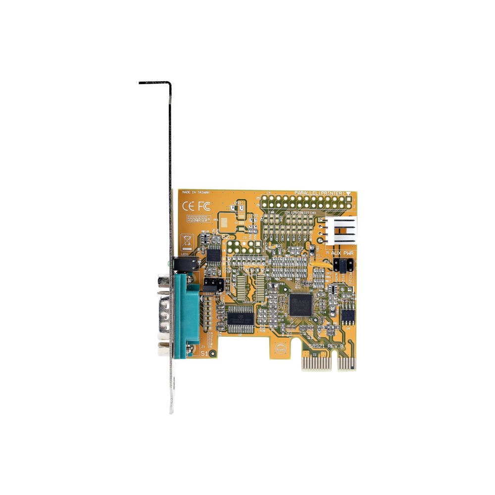 StarTech.com StarTech.com PCI Express Serial Card, PCIe to RS232 (DB9) Serial Interface Card, PC Serial Card with 16C1050 UART, Stand...