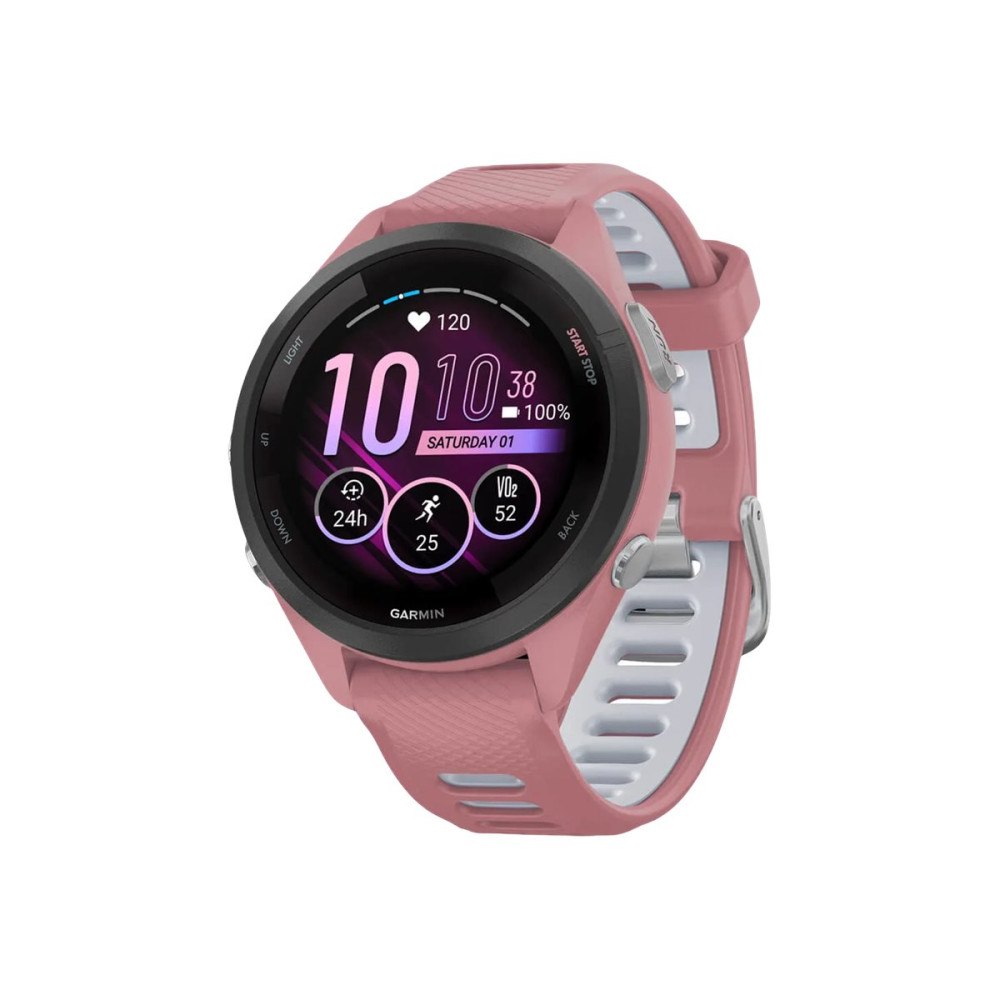 Garmin Garmin Forerunner 265S - light pink - smart klocka med band - light pink/powder gray - 8 GB