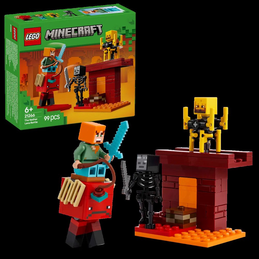 LEGO® LEGO® Minecraft®  21266 The Nether Lava Battle
