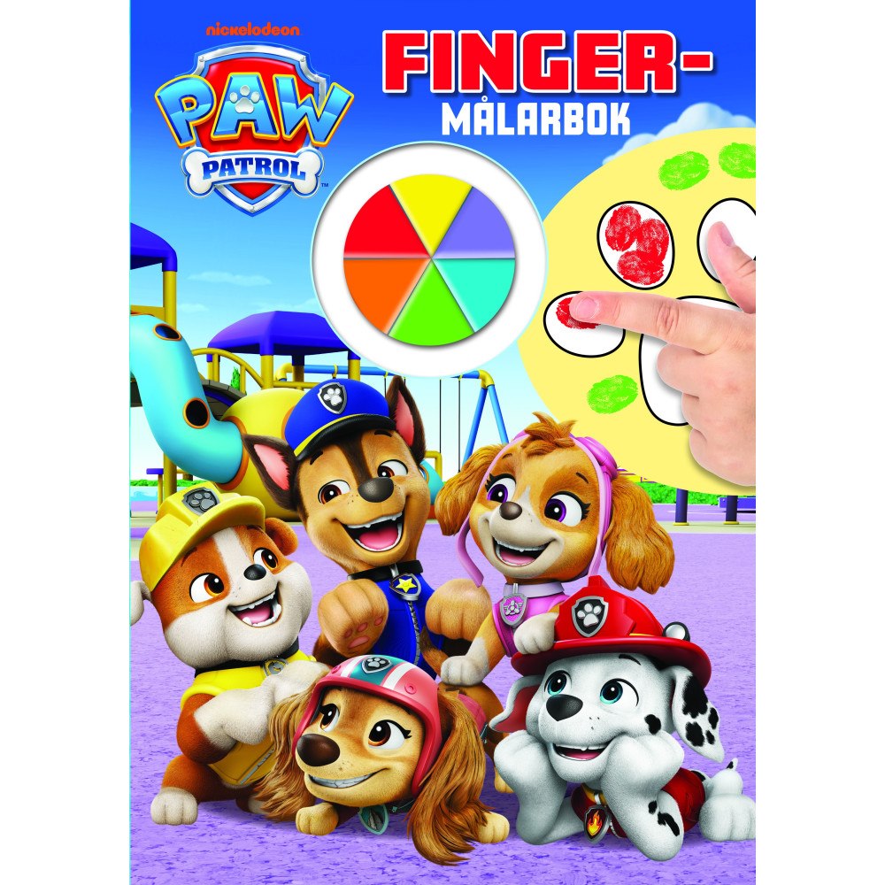 Karrusel Forlag Cargo Int Aps Måla med fingerfärg : Paw Patrol (häftad)