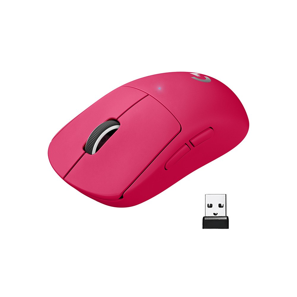 Logitech Logitech G PRO X SUPERLIGHT - Gaming - mus - 2.4 GHz - magenta