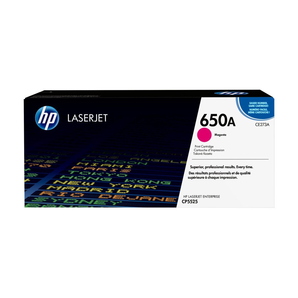 HP HP 650A - magenta - original - LaserJet - tonerkassett (CE273A)