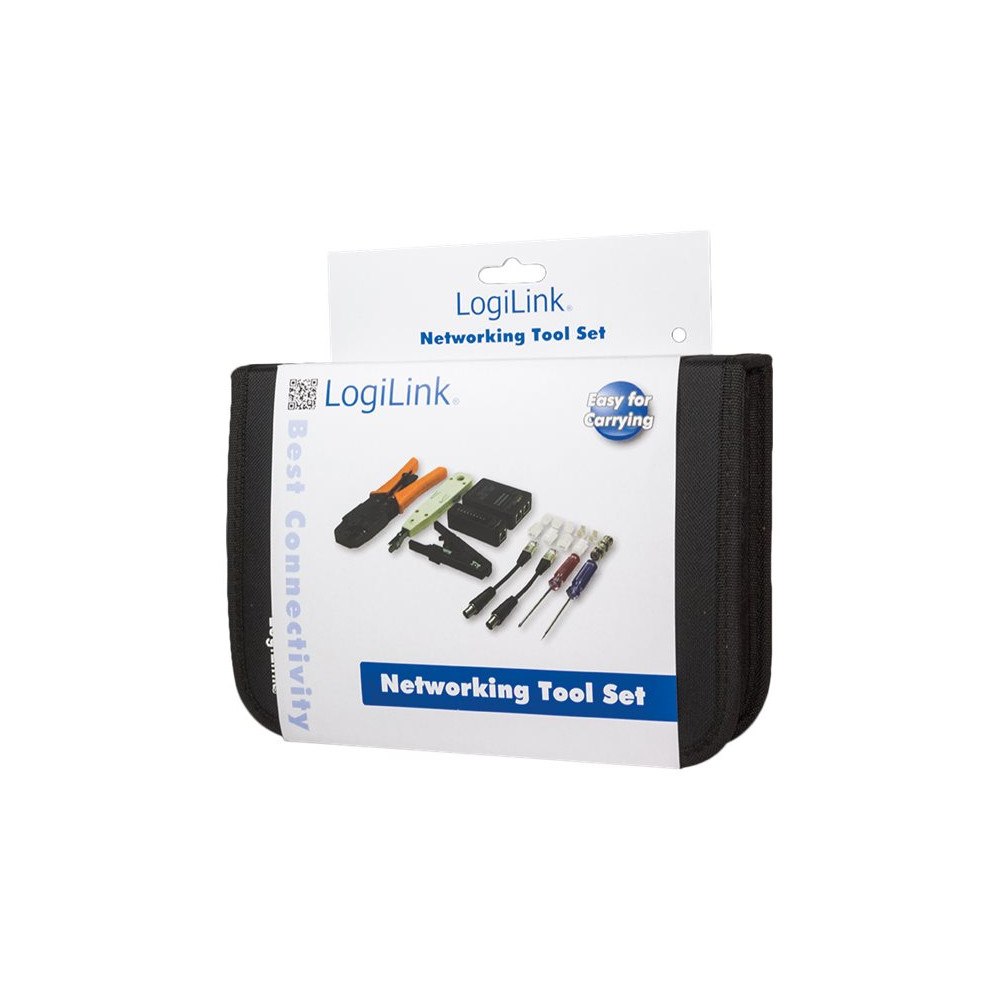 LogiLink LogiLink Networking Tool Set with Bag - nätverksverktyg/provutrustningskit