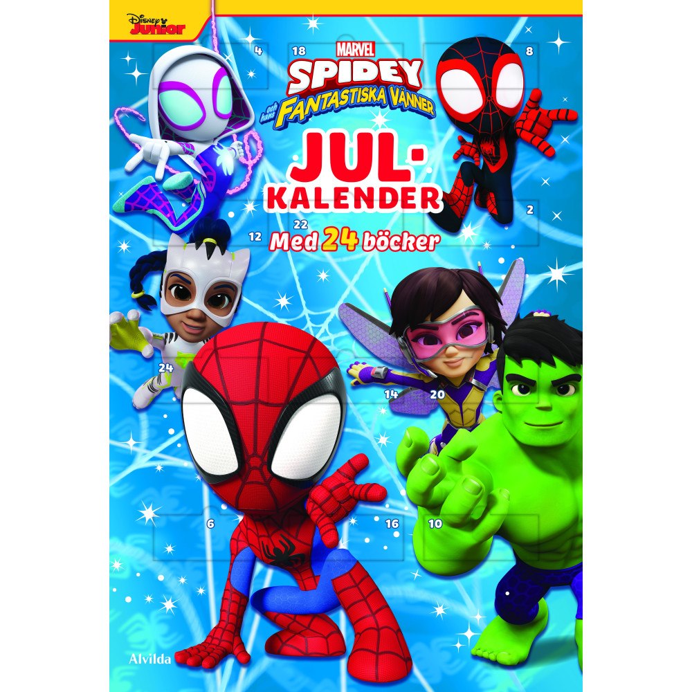Karrusel Forlag Cargo Int Aps Marvel - Spidey & his Friends - Julkalender (bok)