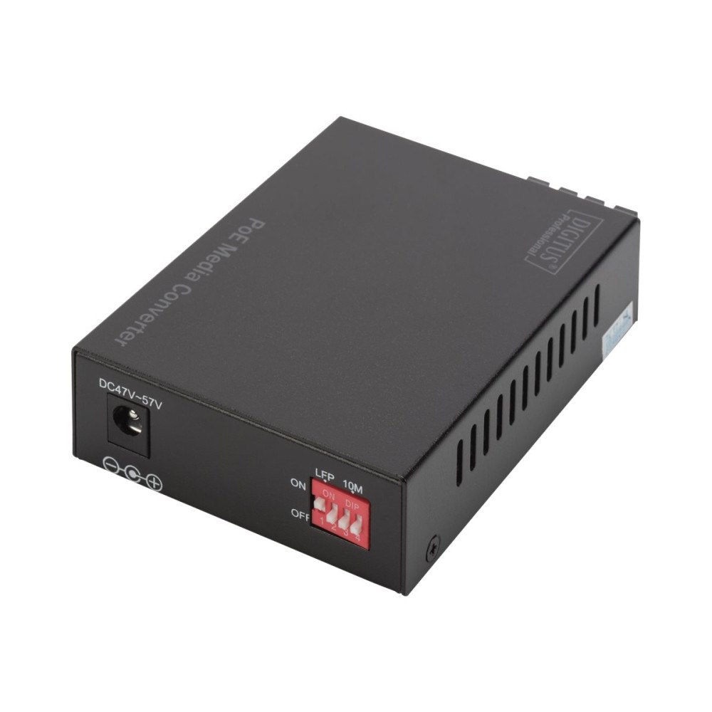 Digitus DIGITUS Professional DN-82160 - fibermediekonverterare - 1GbE, 10Mb LAN, 100Mb LAN