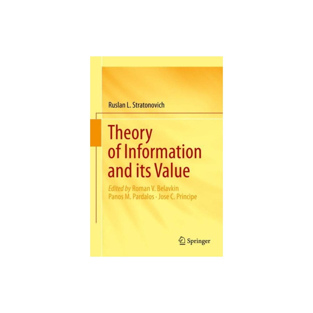 Springer Nature Switzerland AG Theory of Information and its Value (inbunden, eng)