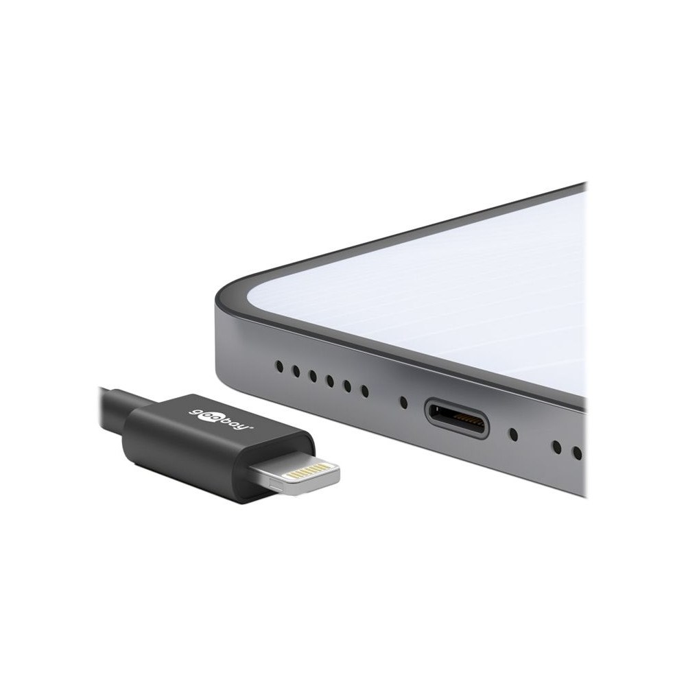 WENTRONIC GMBH goobay Lightning-kabel - Lightning / USB 2.0 - 1 m