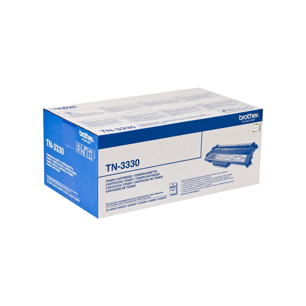 Brother Brother TN3330 - svart - original - tonerkassett