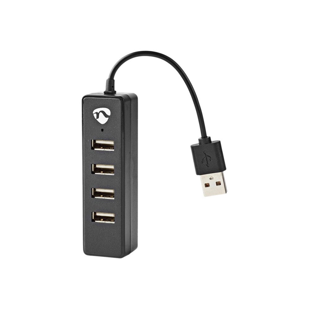 NEDIS Nedis UHUBU2420BK - hubb - 4 portar