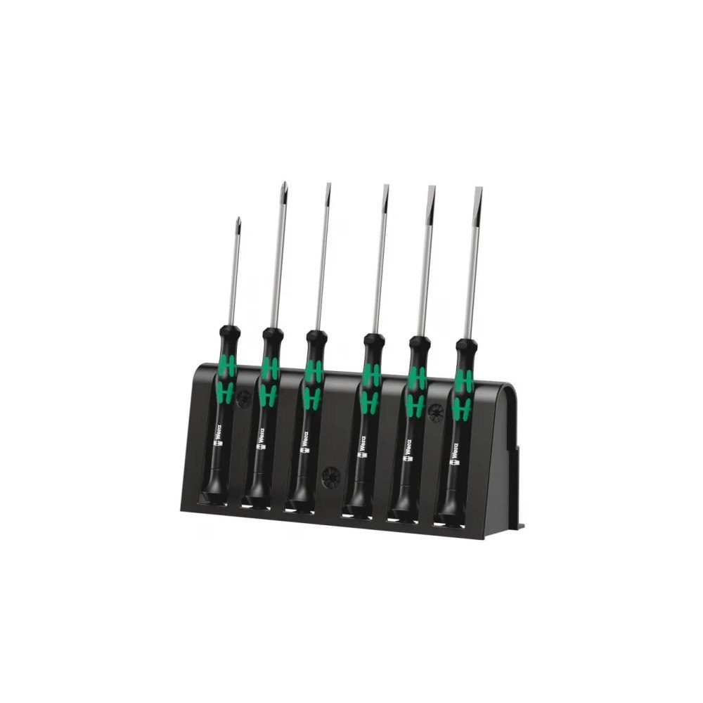 Wera Wera 2035/6 B Elektriker-skruvmejselsats + rack, 55 mm, 205...