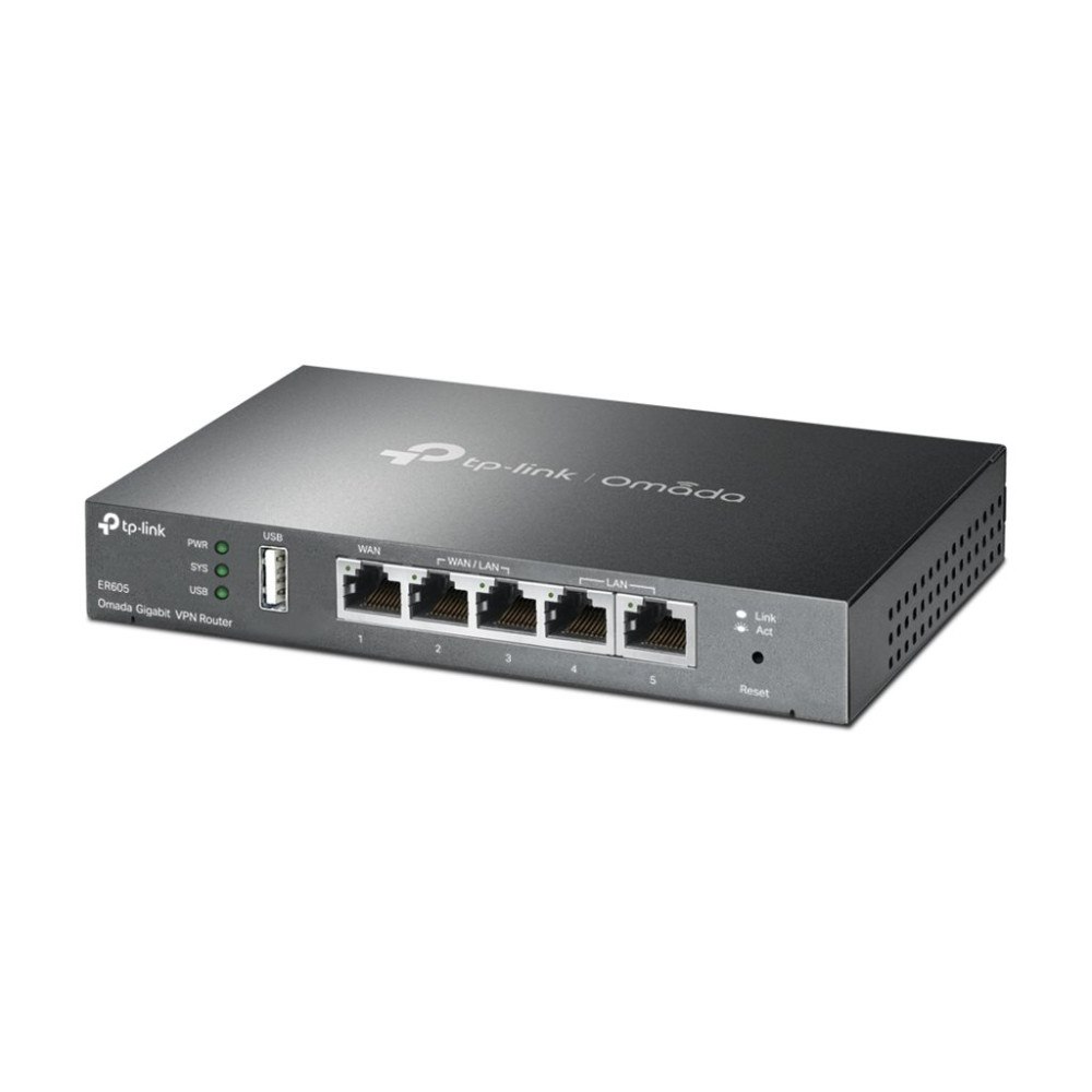 TP-LINK TP-Link Omada ER605 V2 - router - skrivbordsmodell