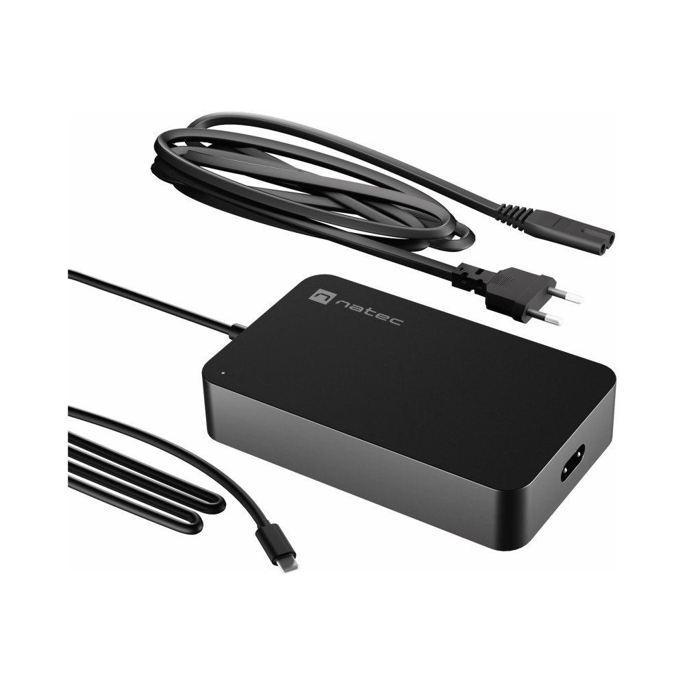 NATEC Natec GRAYLING - USB-C strömadapter - 90 Watt