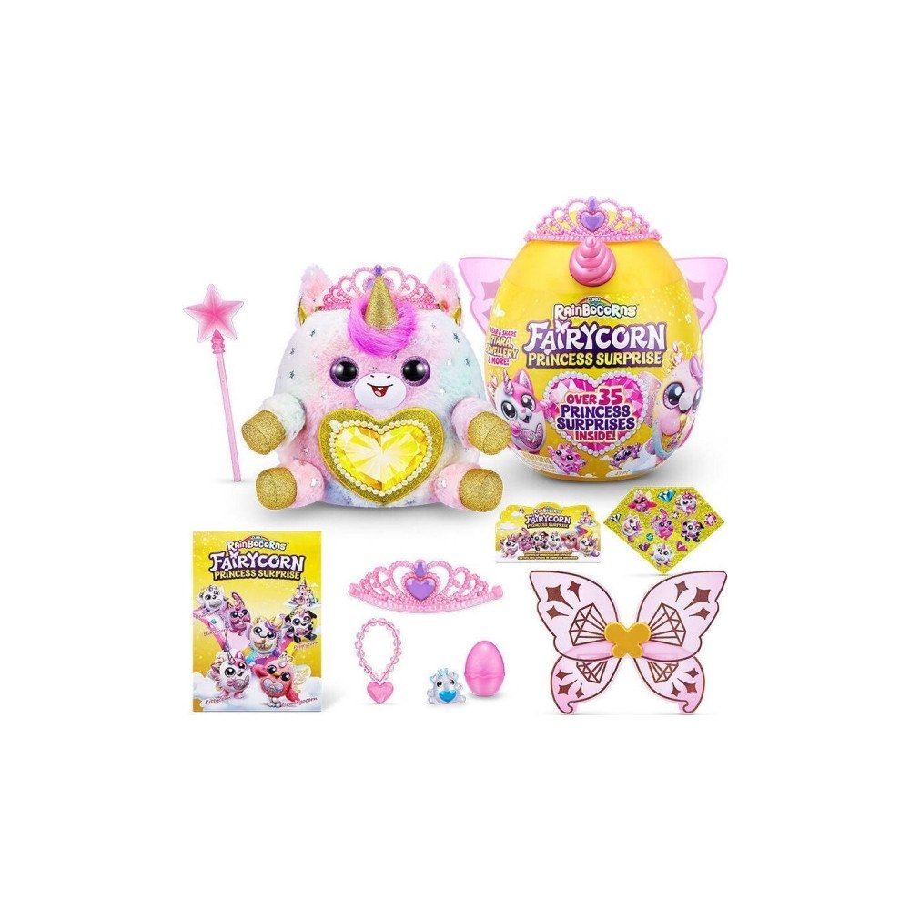 Rainbocorns RAINBOCORNS plush toy with accessories Fairycorn Princess, 6...