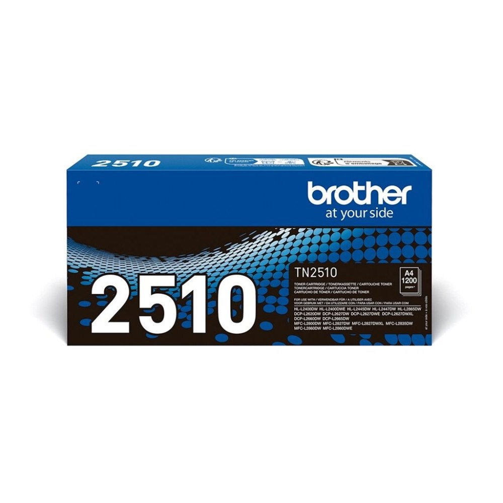 Brother Brother TN-2510 - hög kapacitet - svart - original - tonerkassett