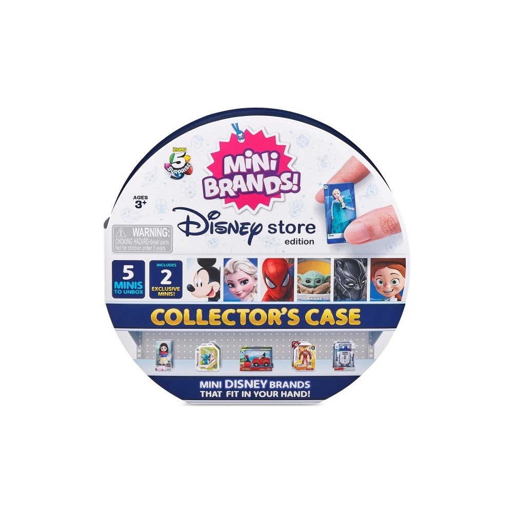 ZURU Toys 5 Surprise Mini Brands Disney Store, Leksaksfigursset, Marve...