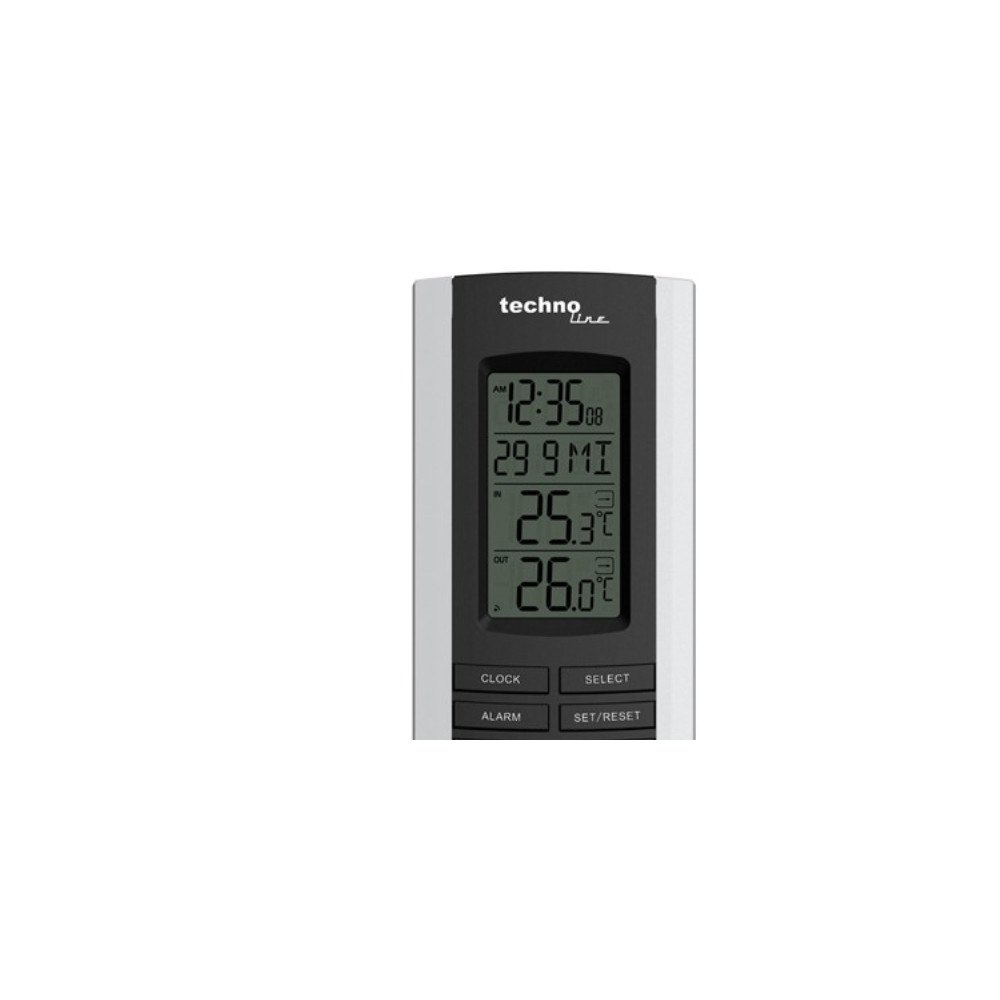 Technoline Technoline WS 9180, Svart, Vit, Inomhustermometer, Utomhuste...