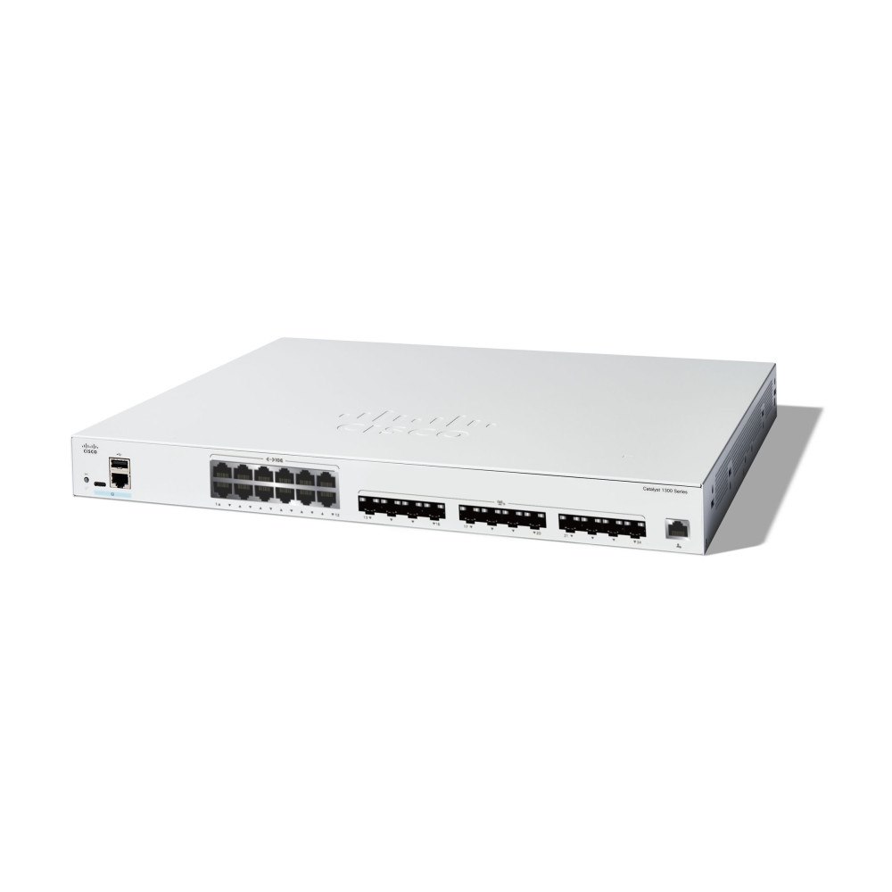 Cisco Cisco Catalyst 1300-24XTS - switch - 24 portar - smart - rackmonterbar
