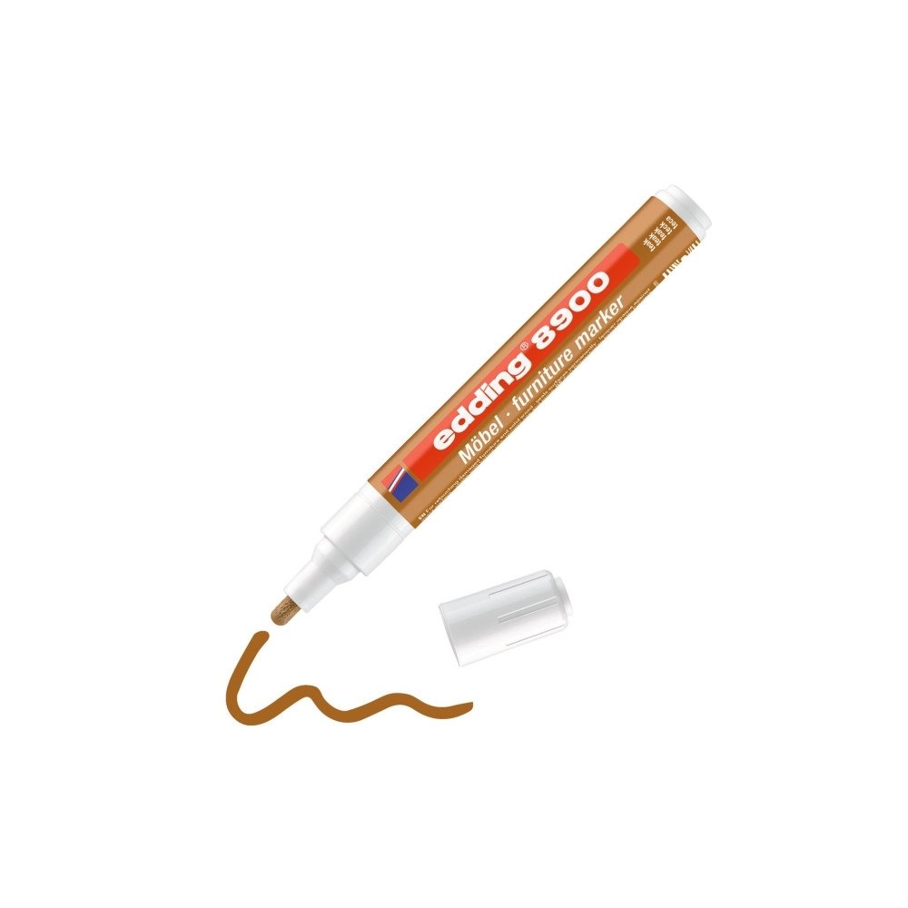 edding Edding 8900, Brun, Rund spets, Plast, Trä/laminat, 1,5 mm, 2...