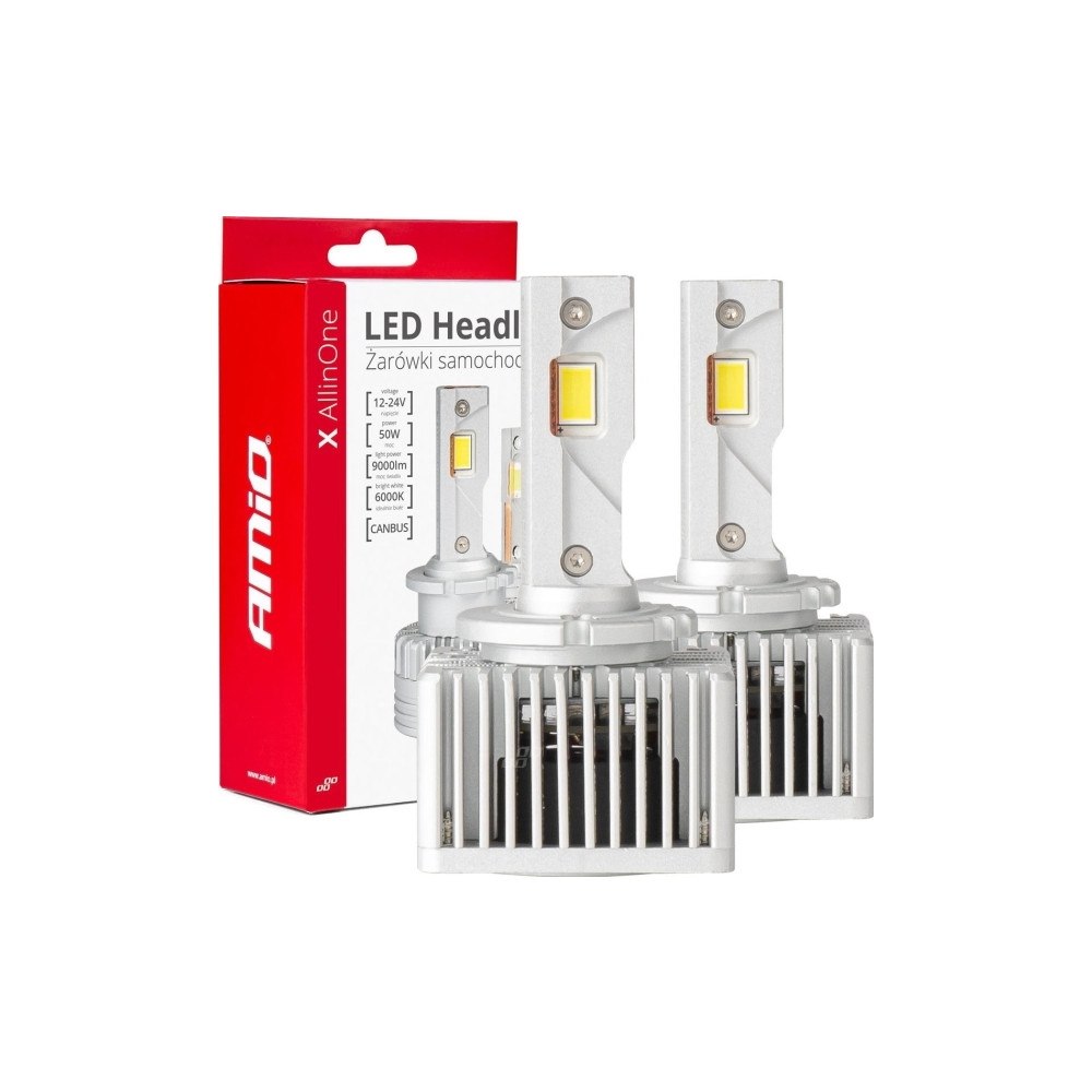 Amio AMiO ledade billampor x-serie allinone d1s d3s d8s 6000k can...