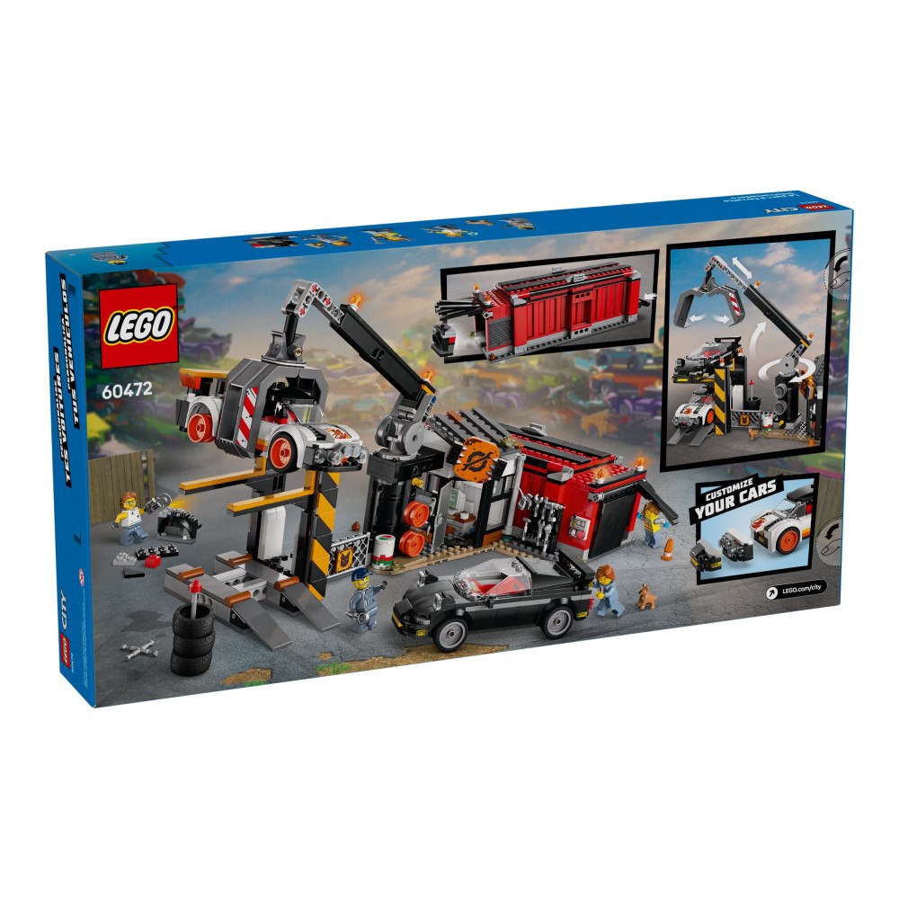 LEGO LEGO City 60472 - Skrothögen med Bilar - byggsats