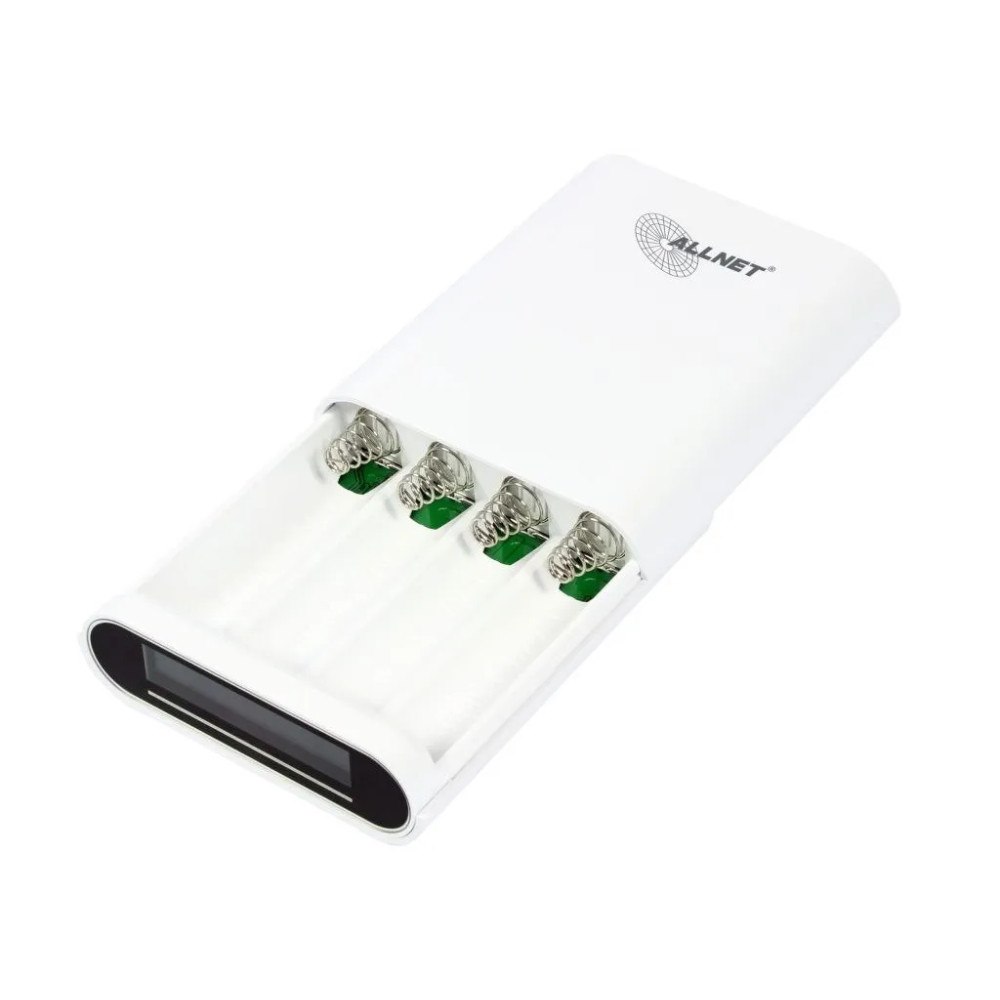 ALLNET ALLNET ALL-PB104 / Powerbank 18650 3,7 V 4-fodral "vit (ALL-...