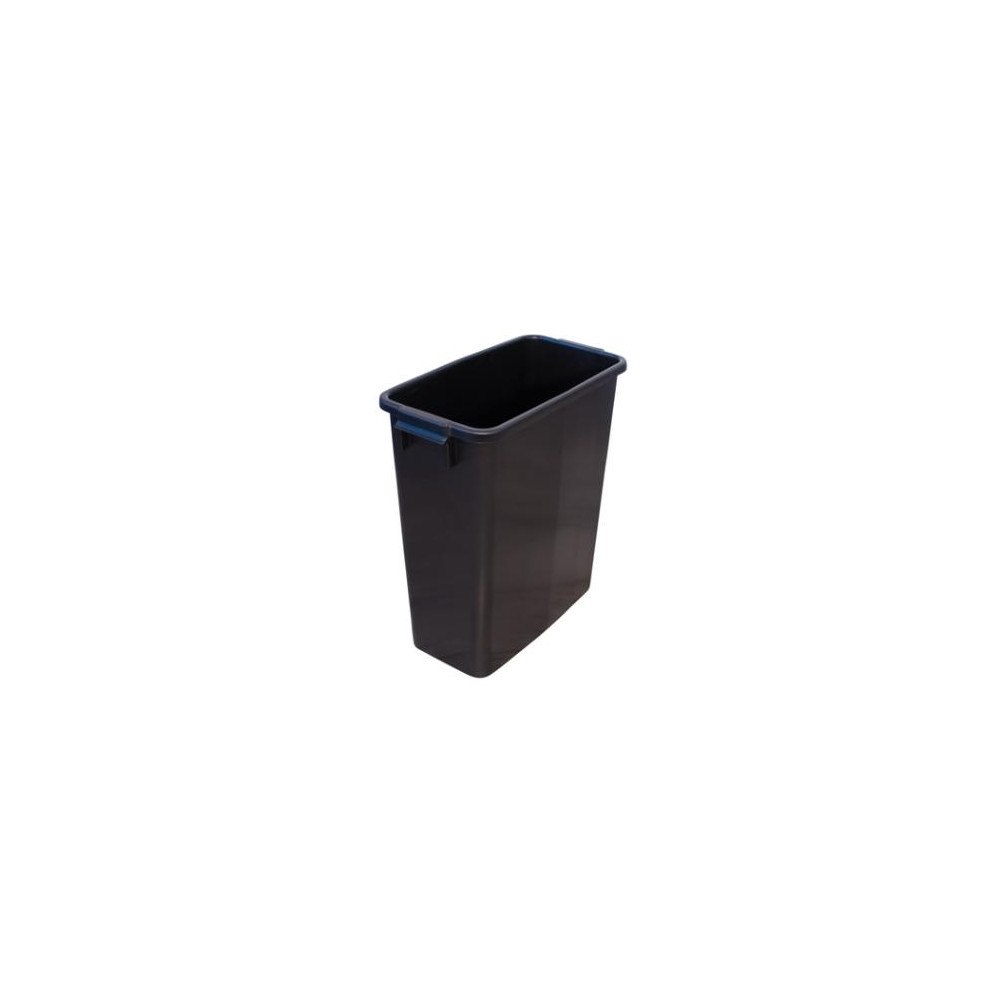 Multi Avfallsbehållare 60 ltr. 56x28x60 cm svart plast