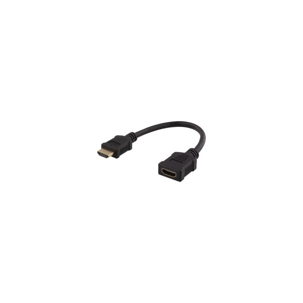 Deltaco DELTACO HDMI-21F - HDMI-förlängningsadapter - 20 cm